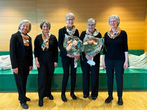 Gruppenbild der alten und neuen Vorstandsmitglieder